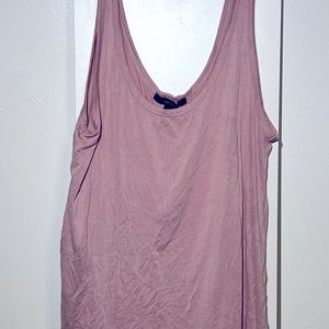 Light pink cropped tank top